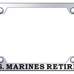 U.S. Marines Retired Steel Wide Body Frame - Etched Mirrored