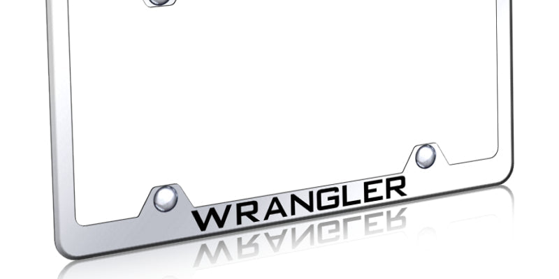 Wrangler Steel Wide Body Frame - Laser Etched Mirrored