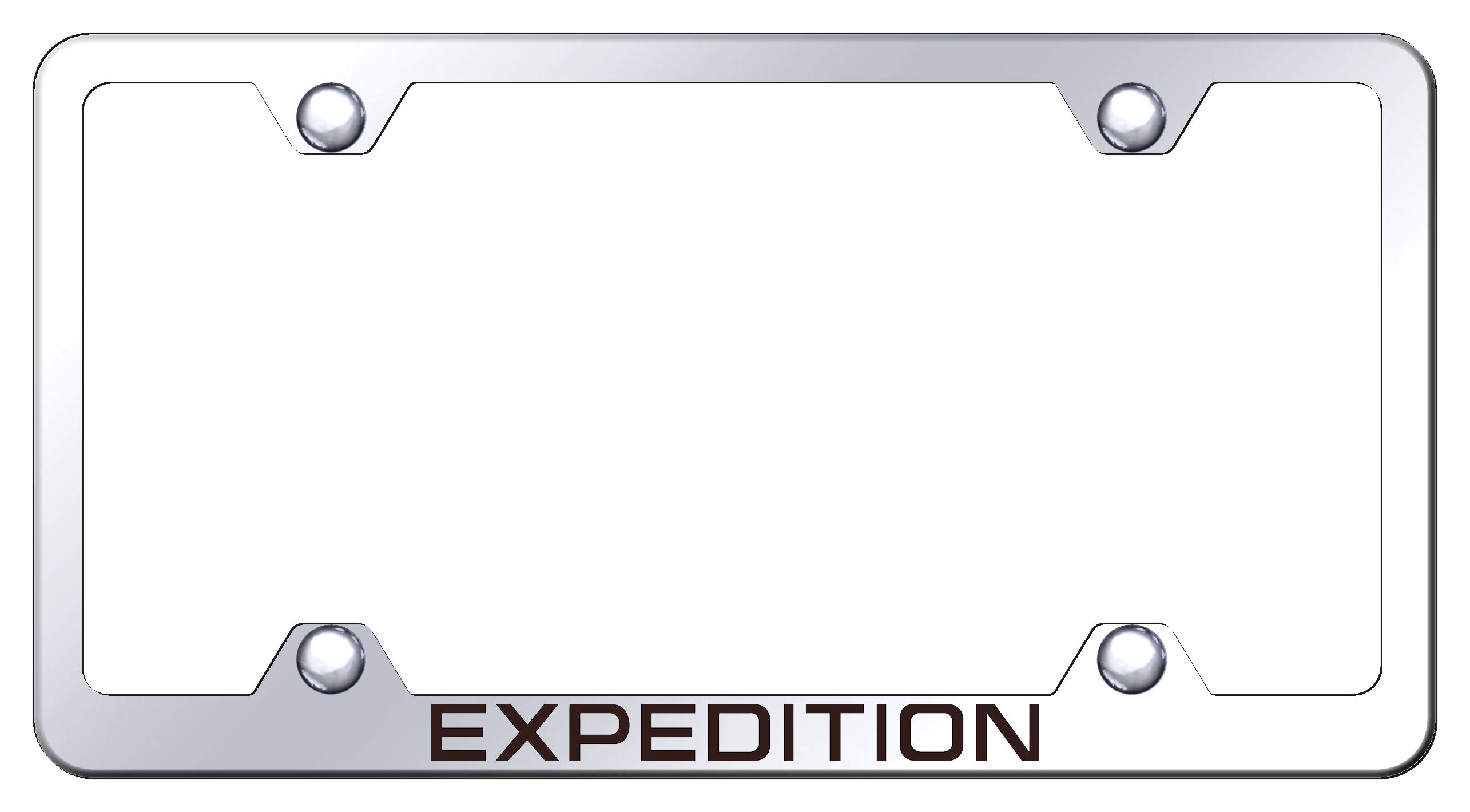 Expedition Steel Wide Body Frame - Laser Etched Mirrored