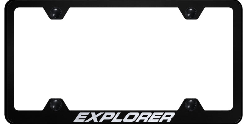 Explorer Steel Wide Body Frame - Laser Etched Black