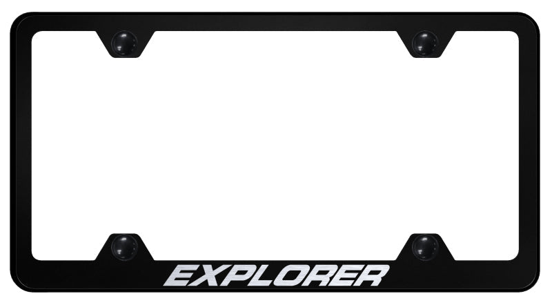 Explorer Steel Wide Body Frame - Laser Etched Black