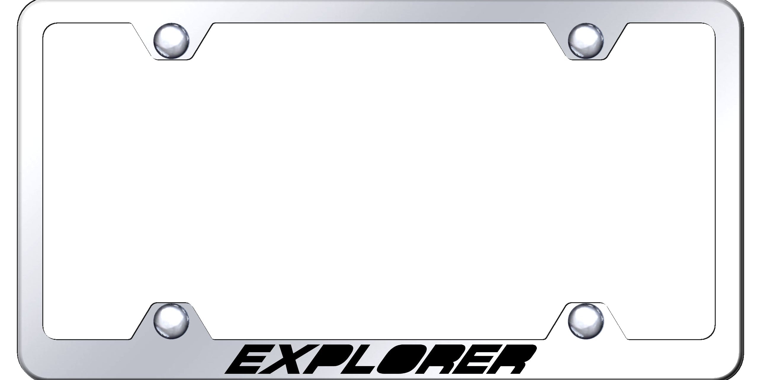 Explorer Steel Wide Body Frame - Laser Etched Mirrored