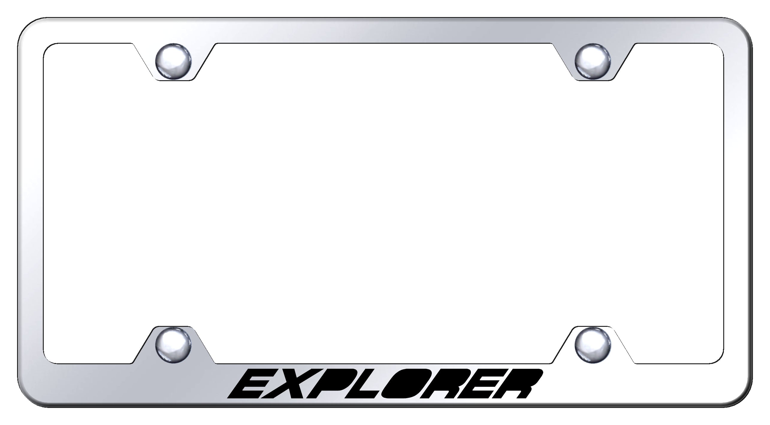 Explorer Steel Wide Body Frame - Laser Etched Mirrored