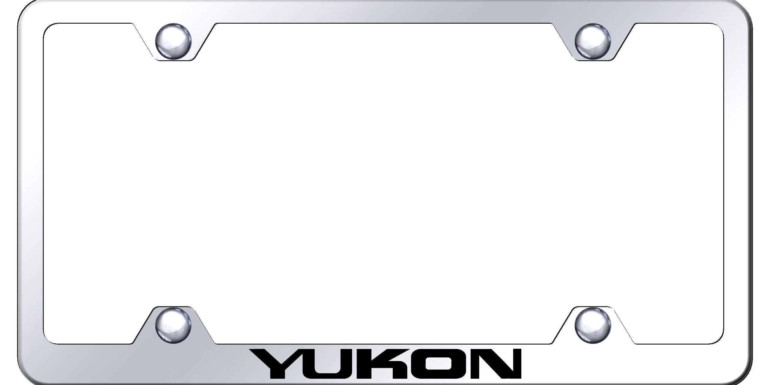 Yukon Steel Wide Body Frame - Laser Etched Mirrored