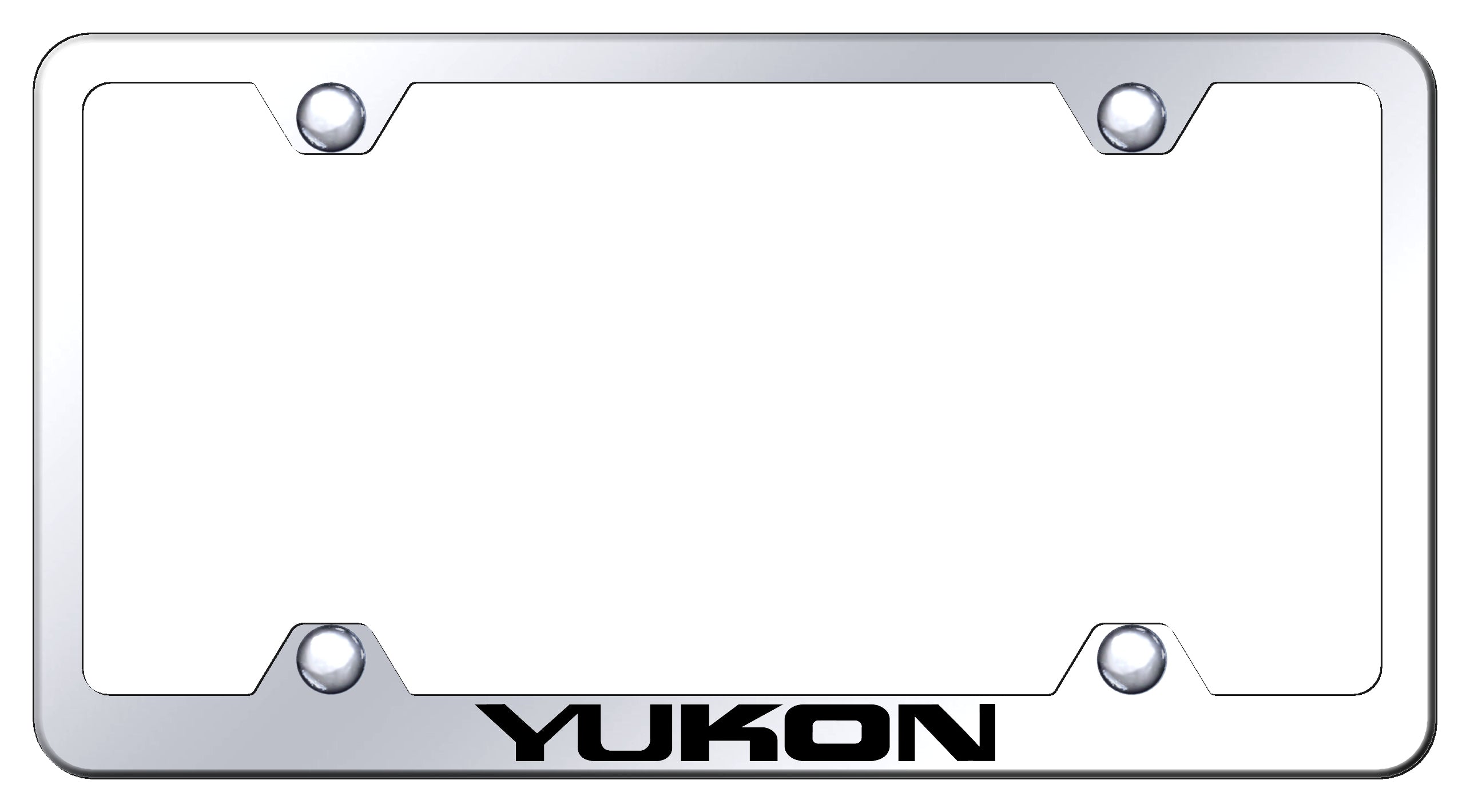 Yukon Steel Wide Body Frame - Laser Etched Mirrored