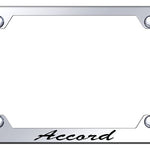 Accord Script Steel Wide Body Frame - Laser Etched Mirrored