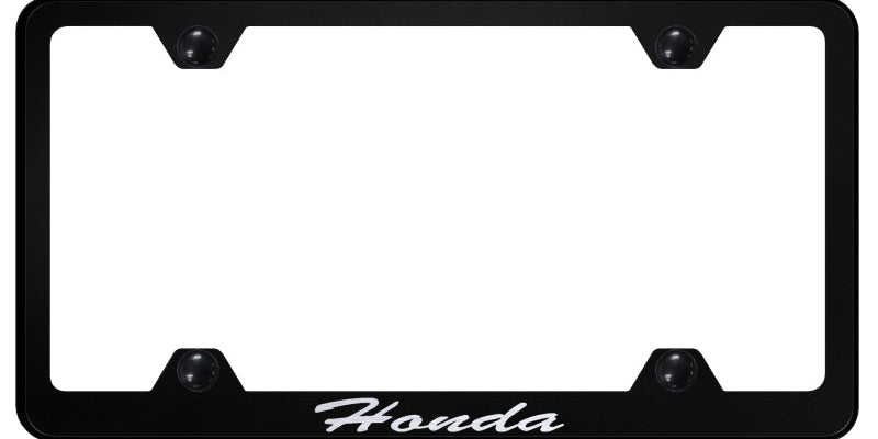 Honda Script Steel Wide Body Frame - Laser Etched Black