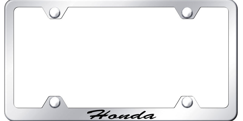 Honda Script Steel Wide Body Frame - Laser Etched Mirrored