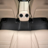 All-Weather Custom-Fit Floor Mats for Polestar 2 2021-2024 with Non-Slip Backing - Black - 2nd Row