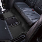 All-Weather Custom-Fit Floor Mats for Volkswagen Tiguan 2018-2024 with Non-Slip Backing - Black - 3rd Row