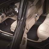 All-Weather Custom-Fit Floor Mats for Rivian R1T 2022-2024 with Non-Slip Backing - Black - 1st Row 2nd Row