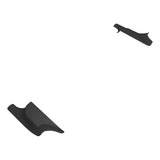 All-Weather Custom-Fit Floor Mats for Tesla Model Y 7-Seat 2021-2025 with Non-Slip Backing - Black - Side Steps