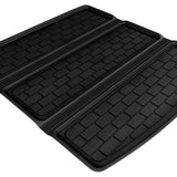 All-Weather Custom-Fit Floor Mats for Audi A4/ S4/ Rs4 Sedan 2009-2016 with Non-Slip Backing - Black - Cargo Liner