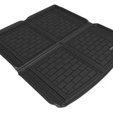 All-Weather Custom-Fit Floor Mats for Audi A6 2019-2024 with Non-Slip Backing - Black - Cargo Liner