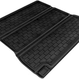 All-Weather Custom-Fit Floor Mats for Toyota Sequoia 2008-2022 with Non-Slip Backing - Black - Cargo Liner