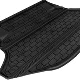 All-Weather Custom-Fit Floor Mats for Toyota Venza 2009-2015 with Non-Slip Backing - Black - Cargo Liner