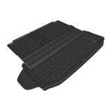 All-Weather Custom-Fit Floor Mats for Toyota Highlander 2020-2024 with Non-Slip Backing - Black - Cargo Liner