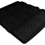 All-Weather Custom-Fit Floor Mats for Volkswagen Passat 2012-2018 with Non-Slip Backing - Black - Cargo Liner