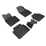 All-Weather Custom-Fit Floor Mats for Mazda Cx-50 2023-2025 with Non-Slip Backing - Black - 1st Row 2nd Row