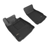 All-Weather Custom-Fit Floor Mats for Nissan Z 2023-2024 with Non-Slip Backing - Black - 1st Row