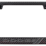 Dodge Ghost ABS Carbon Fiber Frame - UV Print on Black