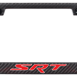 Dodge SRT ABS Carbon Fiber Frame - UV Print on Black