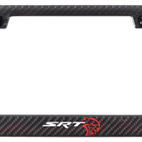 Dodge SRT Hellcat ABS Carbon Fiber Frame - UV Print on Black
