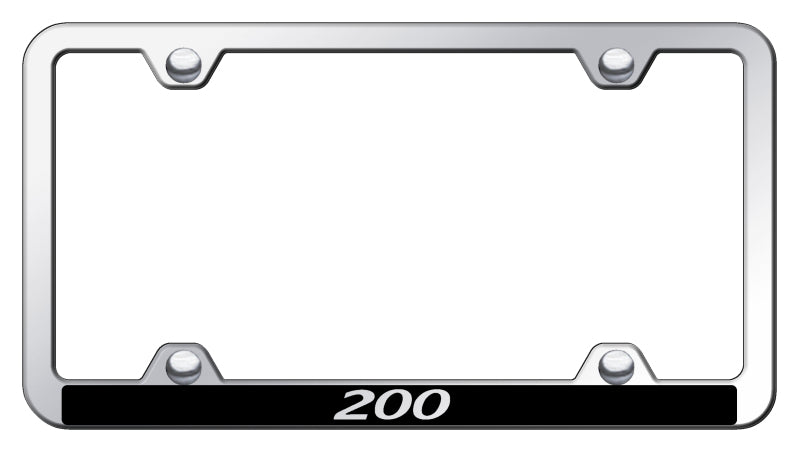 Chrysler 200 Wide Body ABS Frame - Laser Etched Mirrored