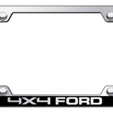 Ford/4X4 Wide Body ABS Frame - Laser Etched Mirrored