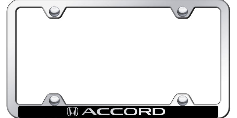 Accord Wide Body ABS Frame - Laser Etched Mirrored