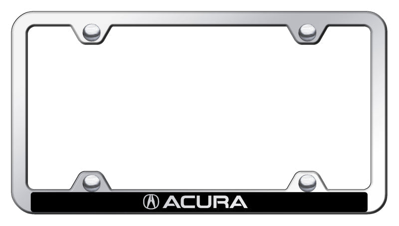 Acura Wide Body ABS Frame - Laser Etched Mirrored