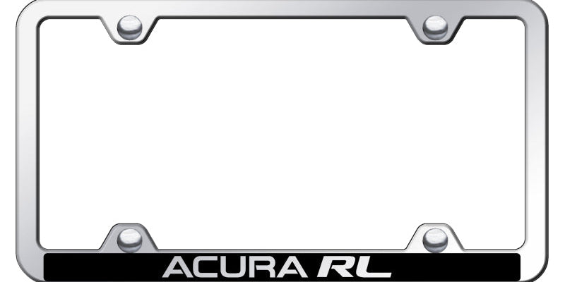 Acura RL Wide Body ABS Frame - Laser Etched Mirrored