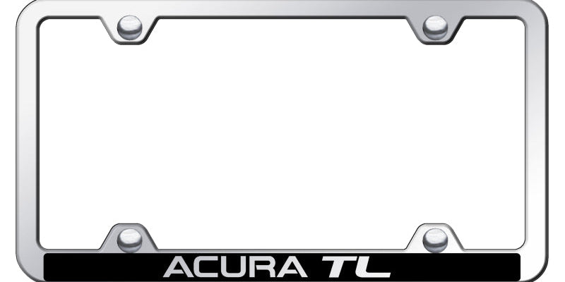 Acura TL Wide Body ABS Frame - Laser Etched Mirrored