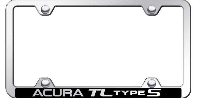 Acura TL Type S Wide Body ABS Frame - Laser Etched Mirrored