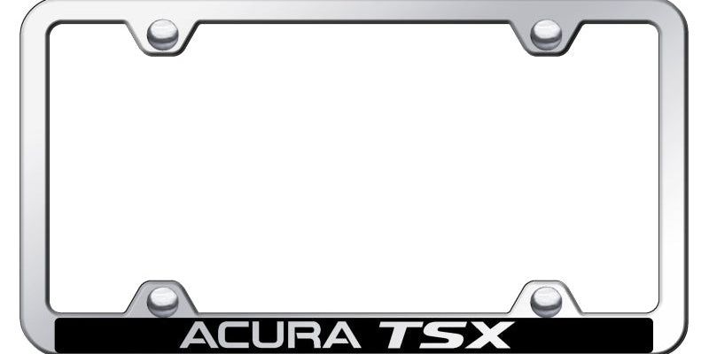 Acura TSX Wide Body ABS Frame - Laser Etched Mirrored