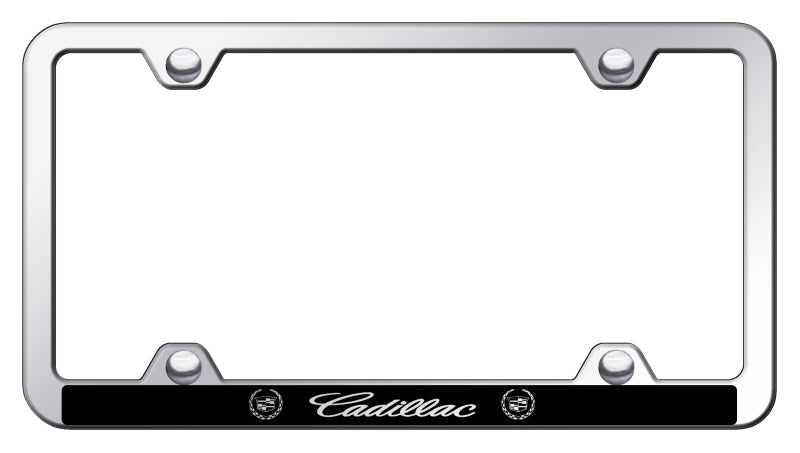 Cadillac Wide Body ABS Frame - Laser Etched Mirrored