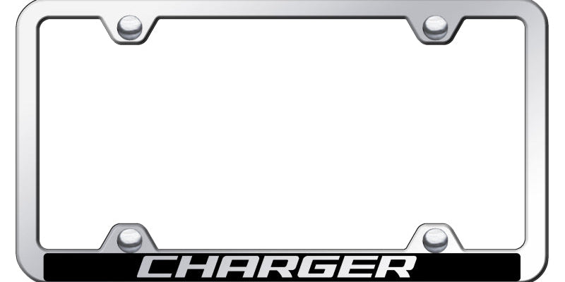 Charger Wide Body ABS Frame - Laser Etched Mirrored