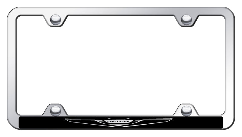 Chrysler (Logo Only) Wide Body ABS Frame - Etched Mirrored