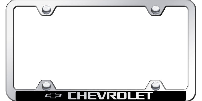 Chevrolet Wide Body ABS Frame - Laser Etched Mirrored