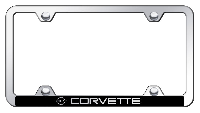 Corvette C4 Wide Body ABS Frame - Laser Etched Mirrored