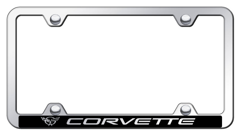 Corvette C5 Wide Body ABS Frame - Laser Etched Mirrored