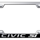 Civic SI Wide Body ABS Frame - Laser Etched Mirrored