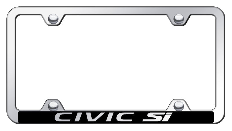 Civic SI Wide Body ABS Frame - Laser Etched Mirrored