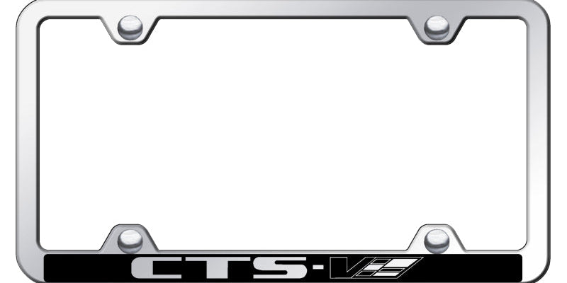 CTS-V Wide Body ABS Frame - Laser Etched Mirrored