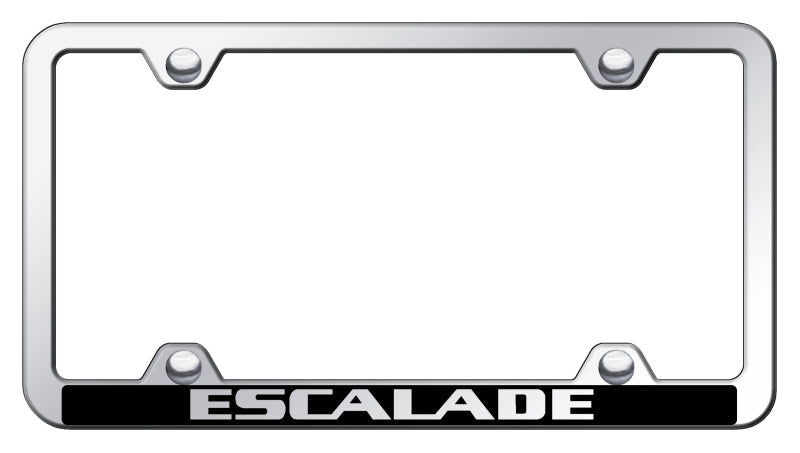 Escalade Wide Body ABS Frame - Laser Etched Mirrored