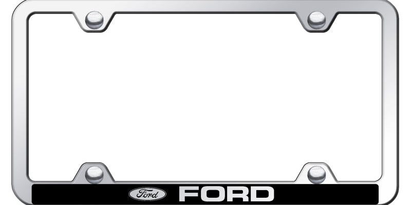 Ford Wide Body ABS Frame - Laser Etched Mirrored