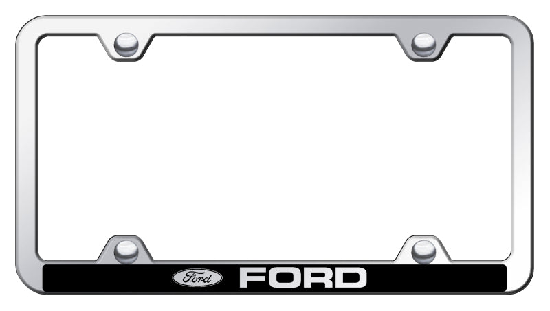 Ford Wide Body ABS Frame - Laser Etched Mirrored