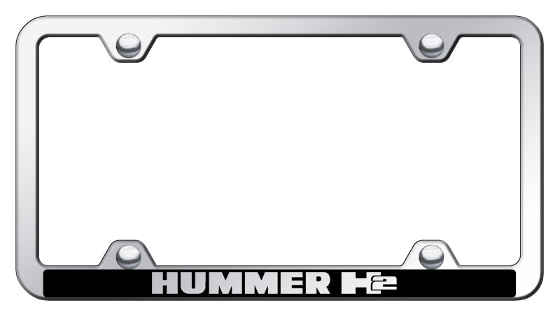 Hummer H2 Wide Body ABS Frame - Laser Etched Mirrored