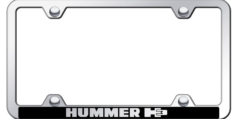 Hummer H3 Wide Body ABS Frame - Laser Etched Mirrored