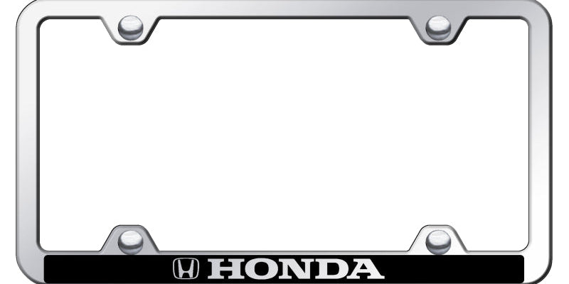 Honda Wide Body ABS Frame - Laser Etched Mirrored